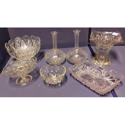 88 - Collection of Glass Bowls & Vases