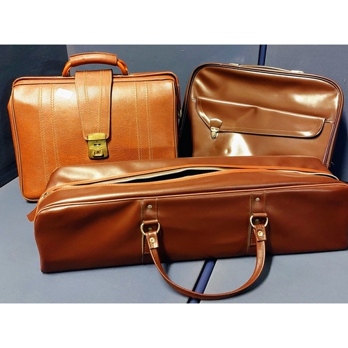 115 - Leather Satchel and 2 Other Bags