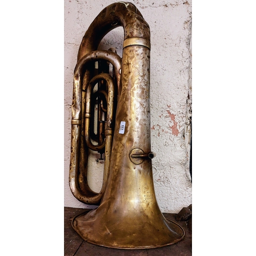 134 - Hawkes & Son Brass Euphonium