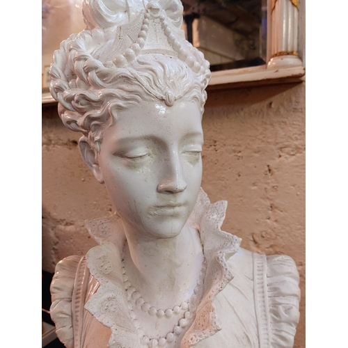 179 - Female Bust Composite Plaster Mould - C. 69cm H