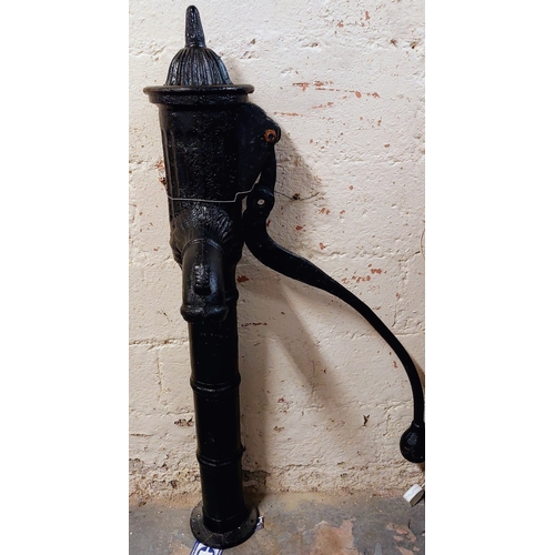 194 - Full-Size Cast Iron Cow Tail Pump