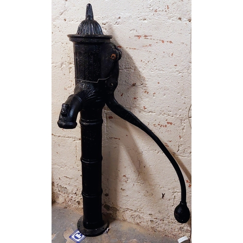 194 - Full-Size Cast Iron Cow Tail Pump