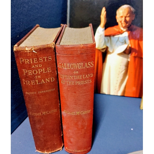 201 - Stamullen Church Scrapbook, Pope Pictorial, 2 Volumes by Michael McCarthy - Gallowglass or Life in t... 