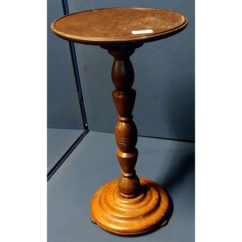 259 - Mahogany Round Wine Table - C. 53cm H