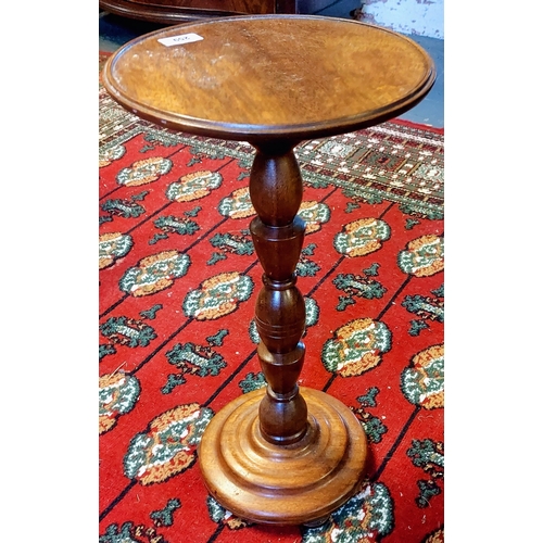 259 - Mahogany Round Wine Table - C. 53cm H