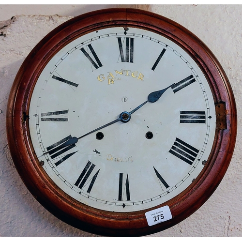 275 - Ganter Brothers Dublin Wall Clock