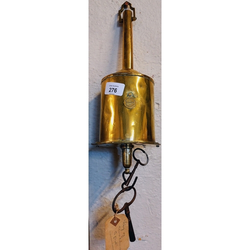 276 - Salter & Co. Brass Wind Up Spit Jack