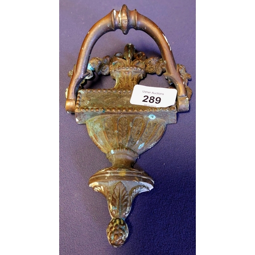 289 - Victorian Door Knocker