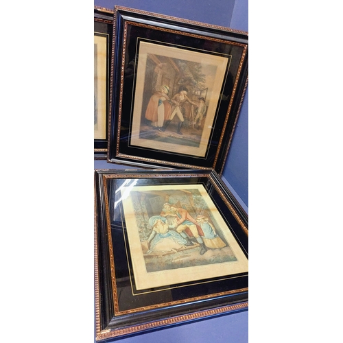 316 - Set of 6 Framed Victorian Scenes