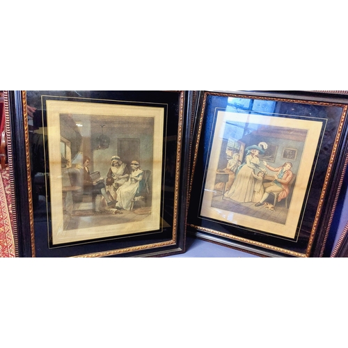 316 - Set of 6 Framed Victorian Scenes