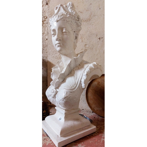 337 - Composite Plaster Mould of Victorian Lady - C. 68cm H