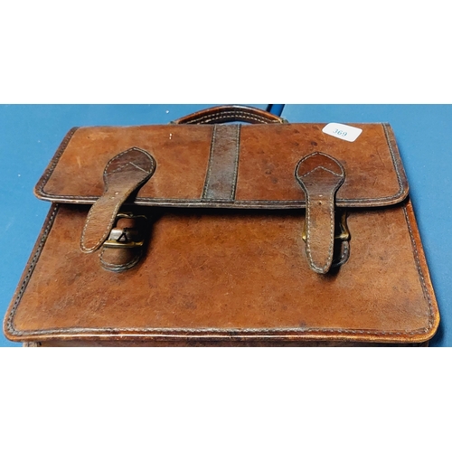 369 - Leather Satchel 