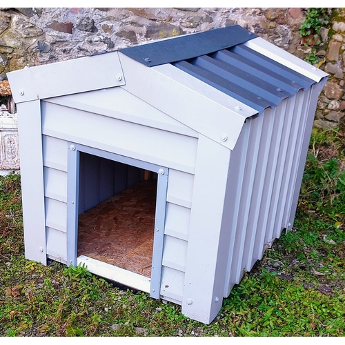 418 - Dog Kennel - C. 110cm D x 100cm W x 97cm H