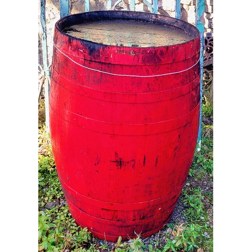 421 - Painted Coopers Barrel