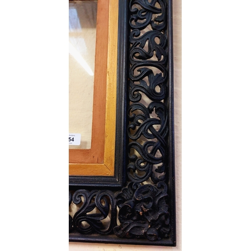 454 - Highly Carved Irish Arts & Crafts Frame - C. 74cm x 59cm