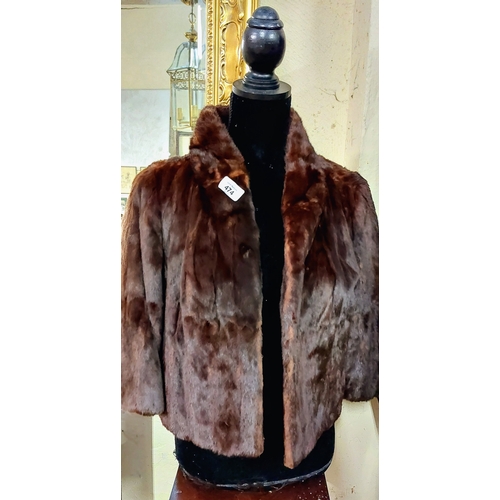 474 - Ladies Short Length Fur Jacket