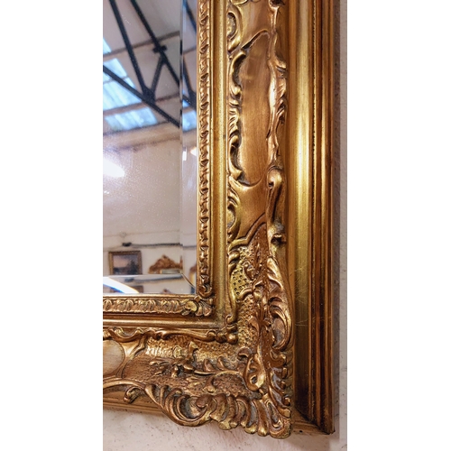 476 - Gilt Frame Bevelled Mirror - C. 79cm x 100cm