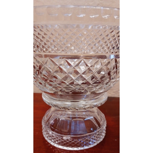 528 - Cut Glass Fruit / Punch Bowl - Possibly Waterford