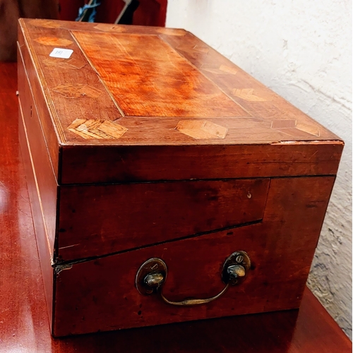 560 - Marquetry Inlaid Writing Box