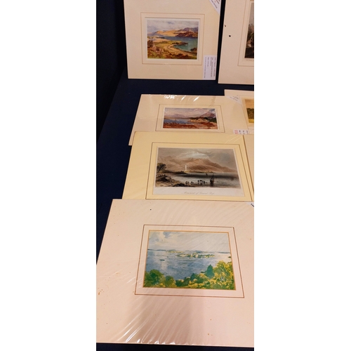 572 - 17 Unframed Irish Scene Prints