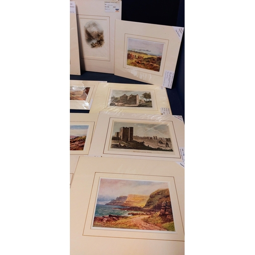 572 - 17 Unframed Irish Scene Prints