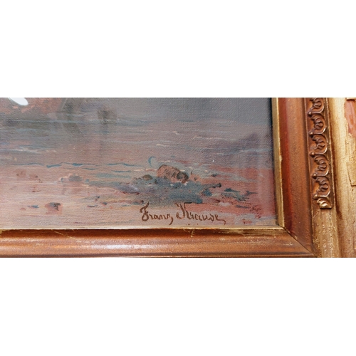 593 - Gilt Framed Classical Scene Print