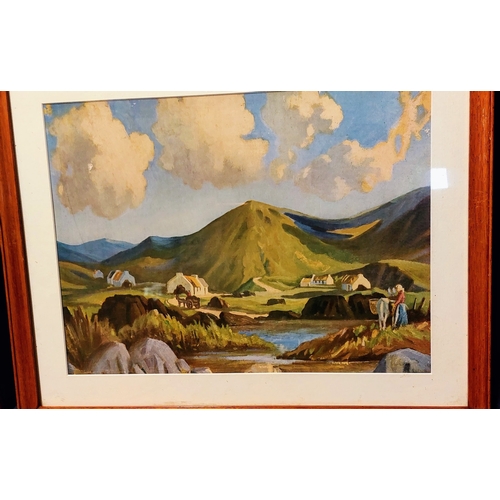 601 - Pair of Framed West of Ireland Prints - C. 54cm x 44cm