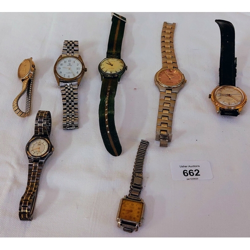 662 - Vintage Watch Collection inc. Timex Automatic, Seiko etc