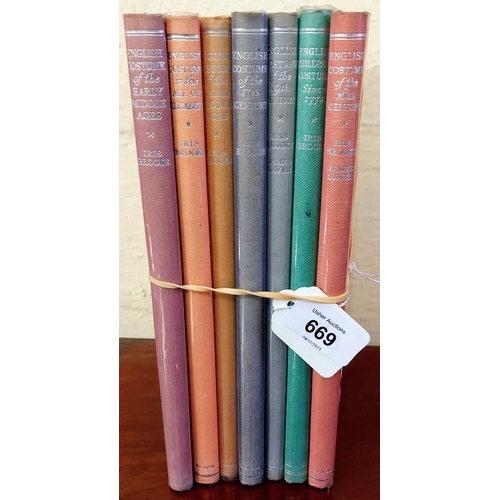 669 - 7 Hardback Volumes by Iris Brooke - The History of 