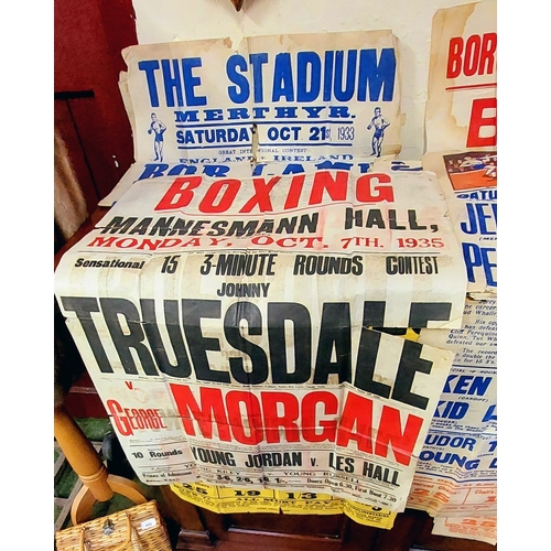 671 - 10 Vintage Boxing Posters