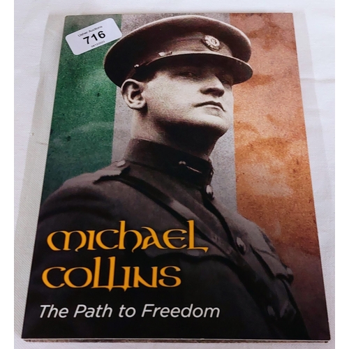 716 - Michael Collins - The Path to Freedom - 6 Medal Set - Layered in pure 24-carat Fairmined Gold - Incl... 