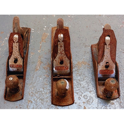 750 - 3 Stanley Planes - No. 5, No. 5 1/2, No. 4 1/2