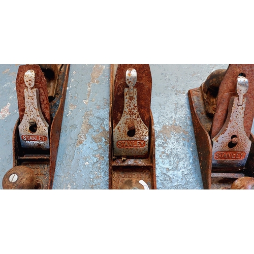 750 - 3 Stanley Planes - No. 5, No. 5 1/2, No. 4 1/2