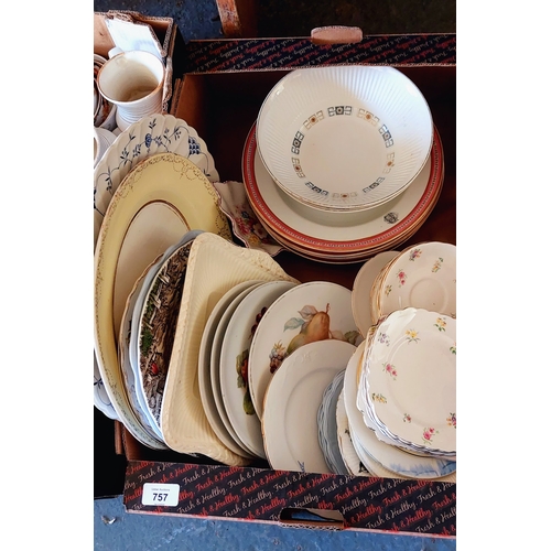 757 - 2 Good Boxes of Mixed China