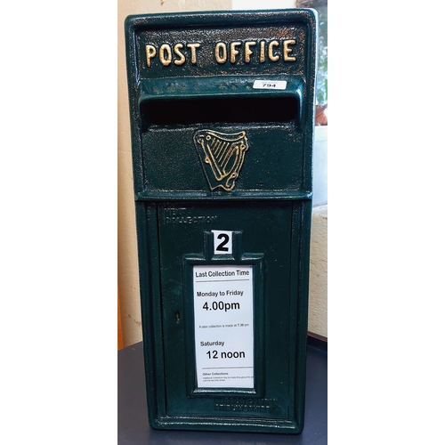 794 - Post Office Metal Post Box