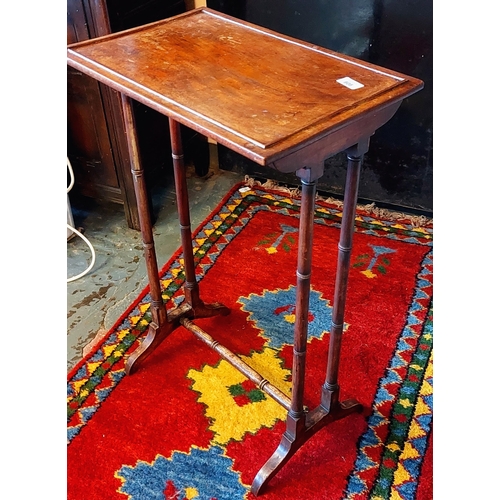 808 - Mahogany Lamp Table - C. 49cm W x 31cm D x 74cm H