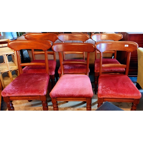 809 - Set of 6 Victorian Mahogany Dining Chairs