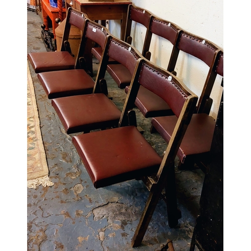 871 - 2 Sets of Folding Cinema Seats - C. 184cm W x 80cm H