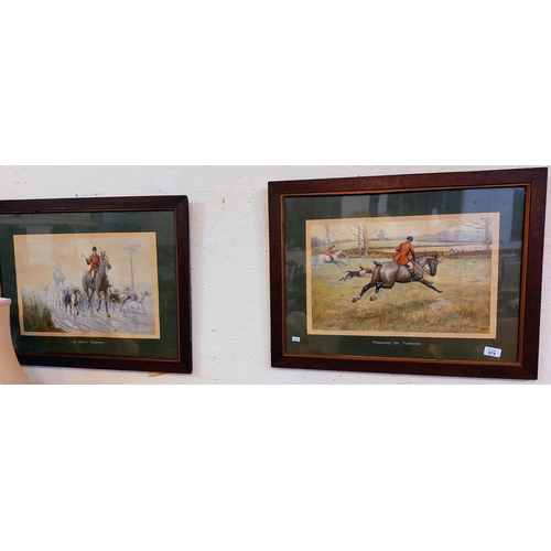 879 - Pair of Lionel Edwards Hunting Prints - C. 66cm x 50cm