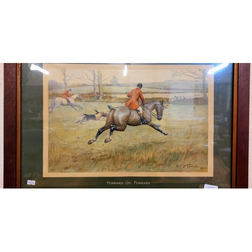 879 - Pair of Lionel Edwards Hunting Prints - C. 66cm x 50cm