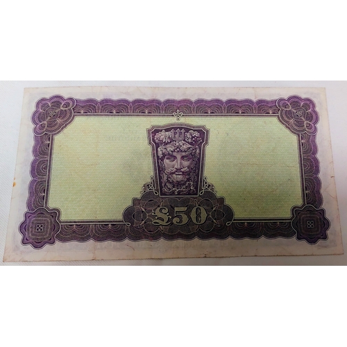 729 - Lady Lavery £50 Note - 4/4/77