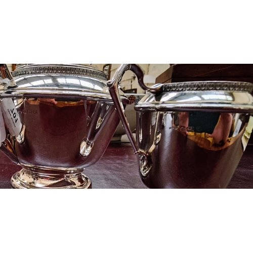 701 - Birmingham Silver 3 Piece Tea Service