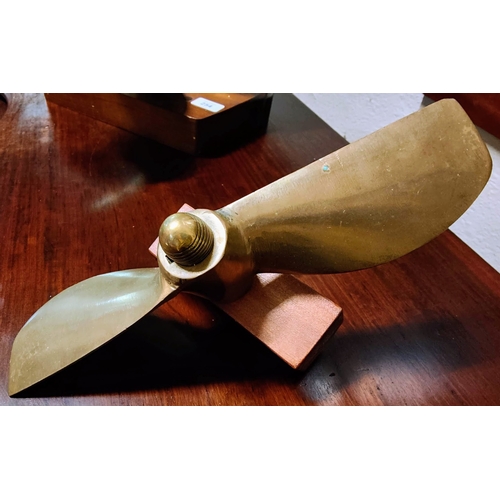 254 - 2 Brass Mounted Propellers