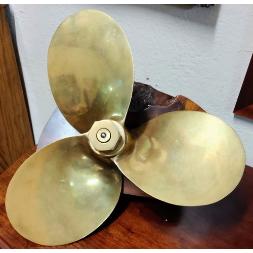 254 - 2 Brass Mounted Propellers