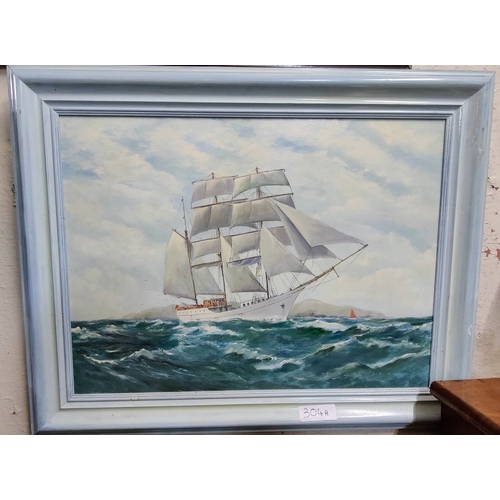 304A - 2 Oil on Board Artist Signed A.L. Collister - 