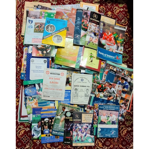89A - Large Collection of GAA Programmes and Magazines