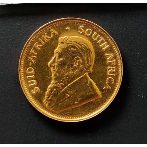 689 - A South African Gold Half Krugerrand 1981