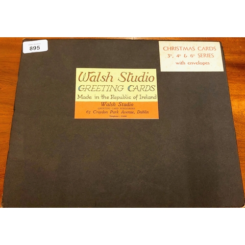 895 - Walsh Studio Dublin, Christmas Greeting Card Album