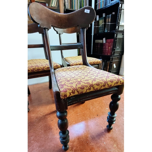 903 - 3 Rosewood William IV Chairs with Drop-in Seats