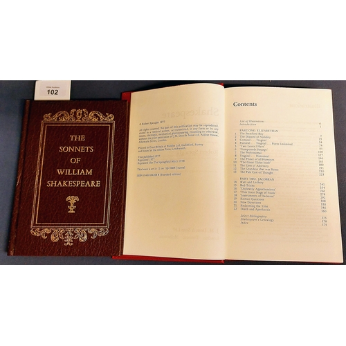 102 - The Sonnets of William Shakespeare published by Avenel Books & 